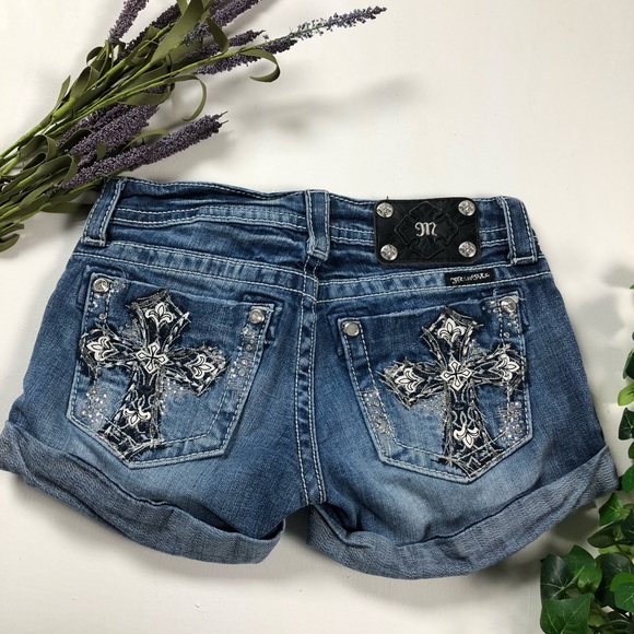 Miss Me Pants - Miss Me Jean Shorts Size 25
